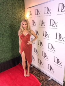 Tess Broussard attends LA Fashion Week 2017