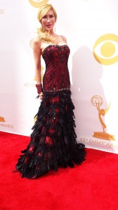 Tess Broussard on the Red Carpet at the 2013 Primetime Emmy Red Carpet