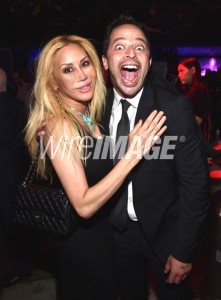 Actors Tess Broussard and Nick Kroll attend Comedy Central's Creative Arts Emmy after party